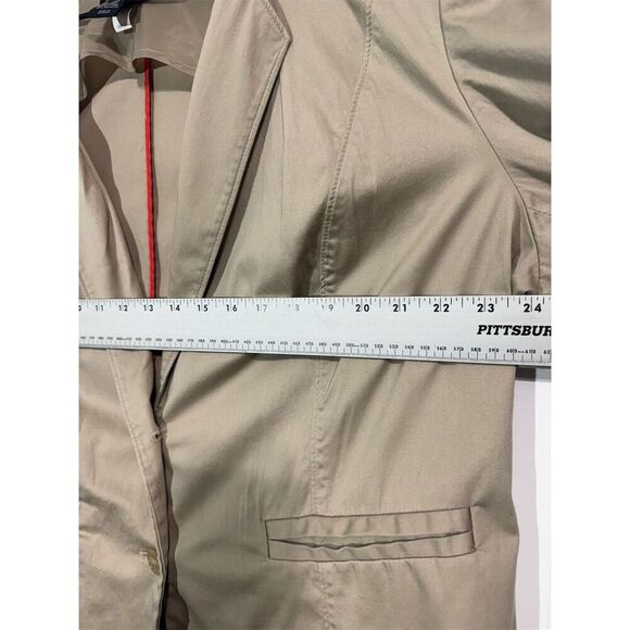 Lane Bryant Tan Blazer Jacket Women’s 26 Cotton Blend Single Button Career Work - Picture 3 of 7